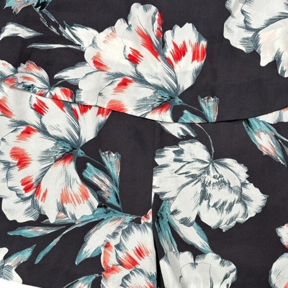 NWT 1. State One Shoulder Popover Romper Size 12‎ Ebony Tropical Floral - Picture 6 of 10